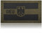 Deutschland IR Infrarot Reflektierende Patches Klett, German IR Flag Tactical Patches Hook and Loop Applique Für Abzeichen Klettbänder Taktische Kleidung Rucksack Baseballkappe Uniform ​Weste Hundege