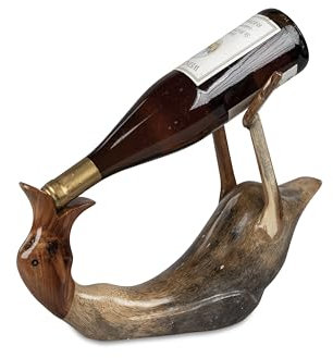 Weinhalter Ente Dekoration Geschenk 34cm