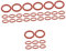 TOPBATHY 4 Series Accesorios para Maquinas De Helados Redondo Material Accesorio Heladera Accesorio Fabricador Helados Piezas De La Máquina para Hacer Helados Gel De Sílice 10 Piezas X 4