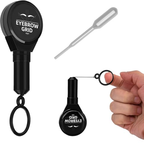 ATOMUS Schwarze Augenbraue Mapping String Skalierbare Augenbraue Mapping Tinte String für Microblading Beauty Measurement Tools