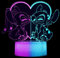 LOUHH Lampe Stitch, Version Améliorée 3D LED Smart Remote Control Lampe 16 Couleurs NoëL Cadeau Chambre D'Enfant DéCoration Cadeau De Vacances