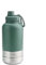 3 in 1 Portable Dog Travel Water Bottle with Detachable Food & Water Bowls, Insulated Accessories, Perfect For Any Trip, Stainless Steel (Moss Green)
