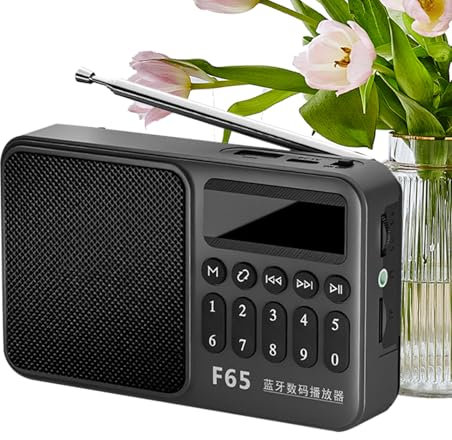 Radio Portátil Am FM,Radio a Pilas con USB | Altavoz MP3 con USB para Oficina, Cocina, Coche, Viajes, Camping y Hogar