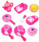 PERSELOSO 1juego Té Infantil para Niño Niña Set De Juguetes De Simulación Teteras y Tazas para Imitación y Fiestas Estilo Aleatorio
