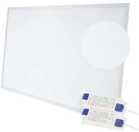 Panel LED 100W 10000Lm 6000ºK 120X60Cm 40.000H Driver Lifud UGR17 [HOPBD60120LIUGR17-CW] | Greenice