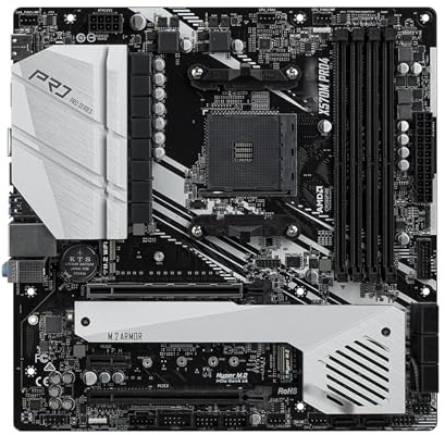 Computer Motherboards Fit For ASRock X570M PRO4 Motherboard Support 3600X 5600G 5700X3D 5800X3D CPU DDR4 M.2 NVME HDMI PCIe 4.0 X570 MATX AM4 Mainboard motherboards