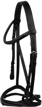 Amesbichler Reitsport Trensenzaum Kaltblut XXL Leder schwarz
