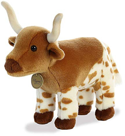 Aurora Longhorn Plush, Brown