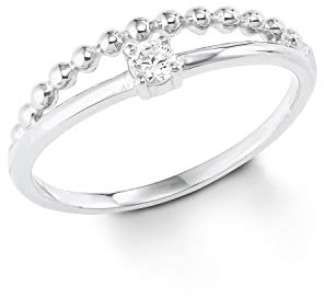s.Oliver Damen-Ringe 925 Sterling Silber zirkonia Ringgröße 50 (15.9) 2022708