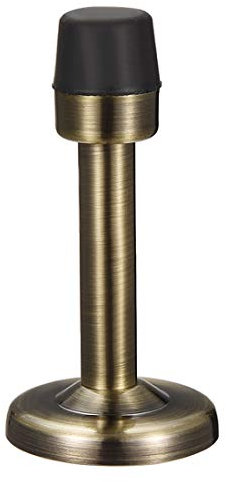 sourcing map Door Stopper Stop Bumper Wall Protector Sound Dampening Wall Mount w Rubber Tip Bronze Tone