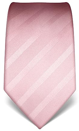 Vincenzo Boretti Cravate homme, pure soie, haute densité de tissage, anti-tâches, anti-salissures, hydrofuge, longue, accessoire pour chemise et costume - couleur nuancée, rayé