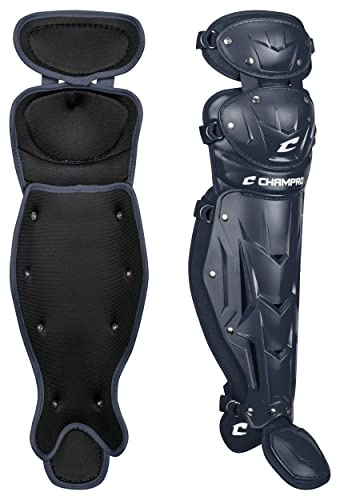 CHAMPRO Optimus MVP Double Knee Baseball Catcher's Leg Guards, 30,5 cm Schienbeinlänge