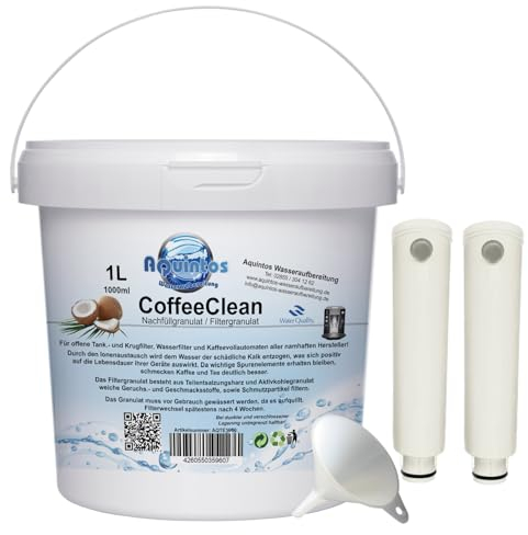 Filter Nachfüll Granulat Filtergranulat passend für DeLonghi ECAM ETAM ESAM BOC EC DLSC002 SER3017 Kaffeevollauotmaten