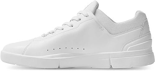 ON Herren Roger Advantage Sneaker, All White, 40 EU