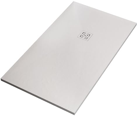 OLIMPO DOCCE - Piatto doccia in marmoresina bianco | Piletta Gratis STAR PASSION - 100x100