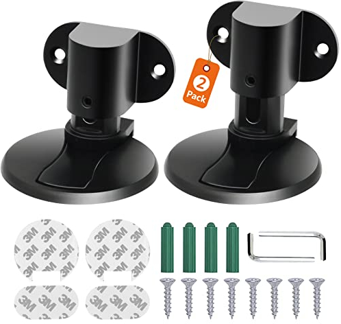 KOLAKO Magnetischer Türstopper, magnetische Türstopper, schwarzer Türstopper, Edelstahl, magnetische Türstopper, Bodenverstellbar, selbstklebend, Türschnapper, unsichtbarer Türhalter, 2 Stück