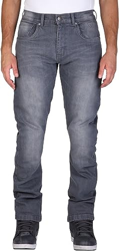 Modeka Glenn 2 Motorrad Jeans, grau, Short 38