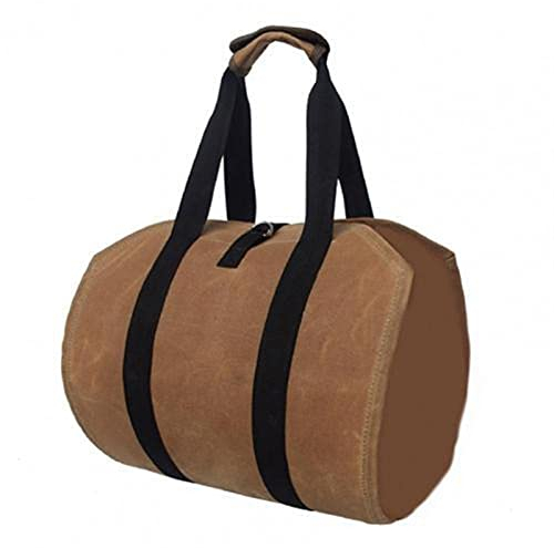 Einkaufstasche für Brennholz Träger for Brennholz Brennholz Holzträger Tragetasche Leinwand Taschen Camping Brennholz Sammeln Halter Feuer Platz Zuserkressen Strapazierfähige Tragetasche aus Feuerholz