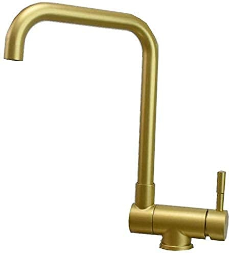 Grifos, Cocina Fregadero sin Ventanas Grifo Fregadero lavaplatos lavaplatos Fregadero Piscina Plegable Ventana Interior Grifo Giratorio/Oro Little Surprise