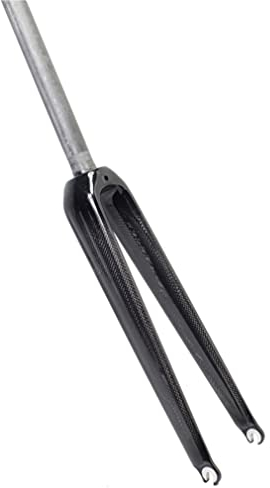 HSQMA Fibra di Carbonio Forcella Rigida per Bici da Corsa 700C Freno A Cerchione Forcelle Anteriori per Biciclette Ultraleggera (Color : 700c Glossy Black)