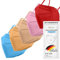 TubeRoo FFP2 Maske MHD 02.2025 Bunt Farbig Set Farbenfroh 5 Farben 20 Stück Masken aus Deutschland, Made in Germany, Atemschutzmaske, Mundschutz, Schutzmaske, Staubmaske, Feinstaubmaske