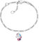Herzengel Mädchen Kinder Armband aus Sterling Silber und einem Anhänger mit buntem Einhorn aus Emaille - Karabinerverschluss - längenverstellbar - nickelfrei