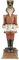 Clayre & Eef Figur Nussknacker 32 cm Rot Polyresin Weihnachtsfiguren