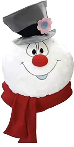 Gadget da spiaggia dei ricordi dell'infanzia, decorazione da parete, pupazzo di neve, decorazione per la casa, 1 pezzo, da parete, soggiorno, pianta (bianco, taglia unica)