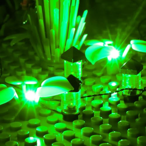 TEDDOO 14 mini LED 1X1 beleuchtung set Backsteine licht Ziegel Zubehör USB Spielzeug Grünes Lampe(Compatible with Lego and Other Major Brand Bricks )