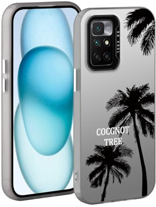 YUXING Coque pour Xiaomi Redmi 10 2022 / Redmi 10 4G - Étui Téléphone Ultra Fine Antichoc Cool Motif Artistique Housse Protection Bumper Case Cover (Coconut)