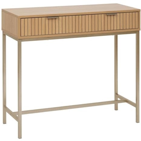 5five - Console tasso l80,5cm Effet Bois Naturel