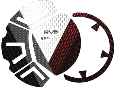 ADESIVO RESINATO EFFETTO 3D, PER MOTO COMPATIBILE CON DUCATI HYPERMOTARD 950 RVE (PROTEZIONE CARTER)