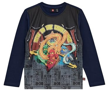 Lego NINJAGO - LWTAFFY 115 - T-Shirt L/S - Dark Navy - 140