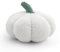 Xionghonglong 3D Gefüllte Kürbis Dekokissen Kürbiskissen Flauschige Plüsch Spielzeug Kürbis Deko Zimmer, Sofa Dekorative Kissen Halloween Deko Party Favors (Weiß)