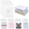 45 Piezas Bolsas de Almacenamiento de Viaje，Reutilizable Bolsa de Transparente Esmeriladas，Organizadores de Embalaje de Viaje，para Ropa, Bragas, Zapatos, Cosméticos，Artículos de Aseo