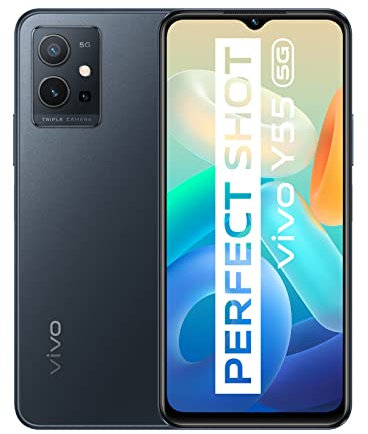 VIVO Smartphone Y55 5g, 4 + 128 GB Senza Contratto, Schermo LCD Da 6,58 Pollici, Fotocamera Principale Da 50 Mp, 5000 mAh, Connettività 5G (Ricondizionato)