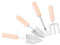 Hemobllo 4 Pièces Outil de Jardin Mini-Outils agricoles râteaux Miniatures pour Jardin Zen Petits Outils de Jardin râteaux de Jardinage Miniatures Outils de Jardin en Fer Bois et Fer