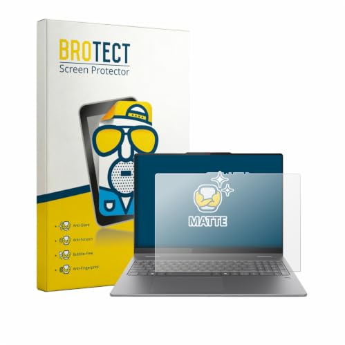 BROTECT Entspiegelungs-Schutzfolie für Lenovo Yoga 7i 2-in-1 Gen 11 Aura Edition 16 Matte Displayschutz-Folie, Anti-Reflex, Anti-Fingerprint
