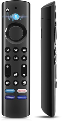 Fire Stick Remote Control- Replacement Voice Firestick Remote for AMZ Smart TV Fire Stick (2nd Gen, 3rd Gen) and Fit for Smart TVs Cube (2nd Gen & 2nd Gen), for Pioneer/Hisense Smart TVs
