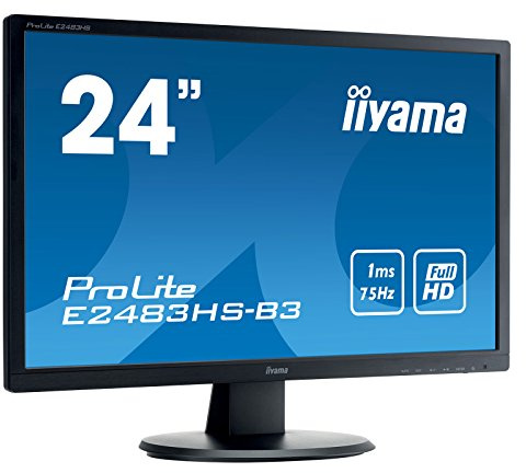 Iiyama ProLite 24 Full HD LED Monitor, Aspect Ratio 16:9, Response Time 1 ms