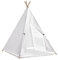 little dove Indianerzelt Tipi/Spielzelt für Baby Mädchen - natürliches Baumwollsegeltuch-Spiel-Zelt für Kinder (mit Matratze)