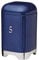 KitchenCraft Lovello Textured Sugar Canister with Geometric Hexagon Pattern, 11 x 11 x 19 cm (4.5 x 4.5 x 7.5) - Midnight Navy