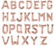 Kopper-24 Folienballons Buchstaben Rose Gold - 40/80 / 100 cm - für Geburtstag Hochzeit Party Dekoration Happy Birthday JGA Geschenk Luftballon Abschluss ABI groß XXL klein mini (Buchstabe C 80 cm)