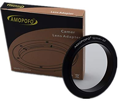 52 mm auf AF-Umkehradapterring, 52 mm-AF Makro-Shooting-Ring, kompatibel mit Sony Alpha (und Minolta AF) Kamera A350, A230, A330, A580, A33, A55, A35, A65, A77, A99, A58, 5D, 7D, 7, 9xi, 7xi, 7xi, 7xi