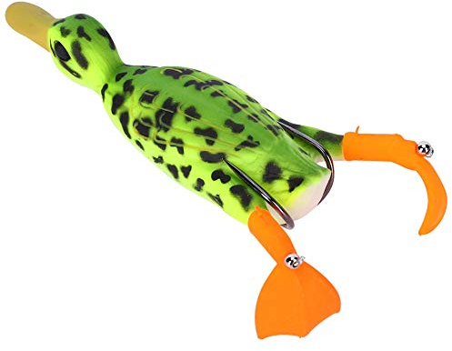 Naroote Redxiao Simulation Duck Fishing Lure mit Propeller Duck Lure Bait für Weever Catfish Fishing Lover