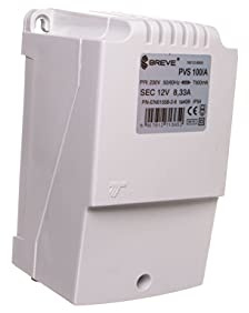 1-Phasen Trafo PVS 100VA 230/12V /in Gehäuse IP54/ 16012-9956