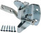Heavy Duty Surface Mounted Security Iron Auto Gate Latch Catch Lock in Galvanized Finish Self Latching Lock for Outdoor Fence, Wooden or Metal Gates