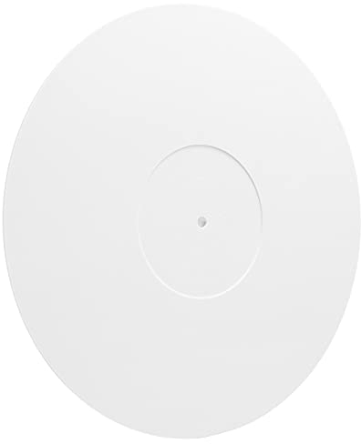Placa acrílica de 12 pulgadas, alfombrilla acrílica LP Slipmat, alfombrilla blanca para tocadiscos LP