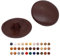 (Pack of 50 pcs) Pozi Screw Cover Caps 12 mm Diameter, Pozidriv Head Clip On Plastic Covers, Furniture Decorative Cap (50, Brown S16)