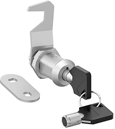 Tubular Cam Locks Keyed Alike, Toolbox Lock Replacement, RV Storage & Security for Drawer, File, Mailbox, Toolbox - Zinc Alloy (1 Pack 1-1/8 Keyed Alike)
